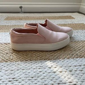 Steve Madden platform loafer, Size 38, Blush Pink